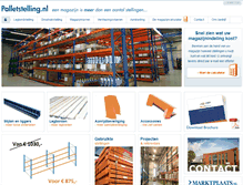 Tablet Screenshot of palletstelling.nl
